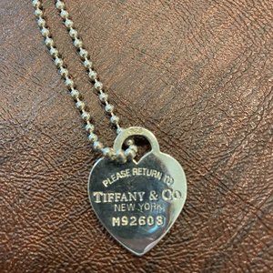 Tiffany & Co. Return to Tiffany Heart Tag Necklace